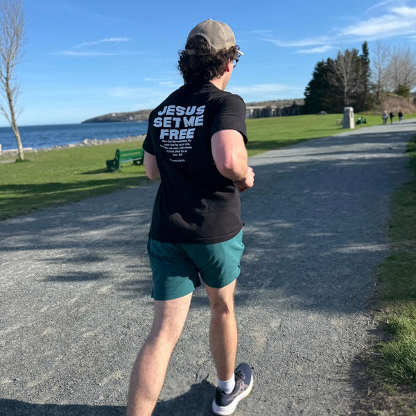 Run Club HFX community members running in Halifax